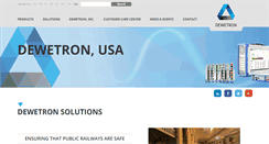 Desktop Screenshot of dewetron.us
