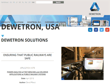 Tablet Screenshot of dewetron.us